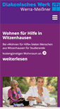 Mobile Screenshot of diakonie-werra-meissner.de